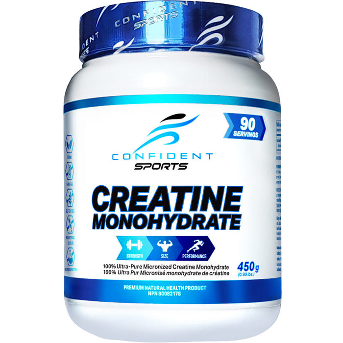 Confident Sports Micronized Creatine Monohydrate 450g
