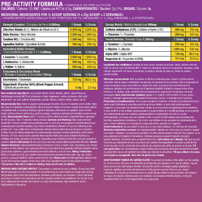 Athletic Alliance Havok-137 62 Servings