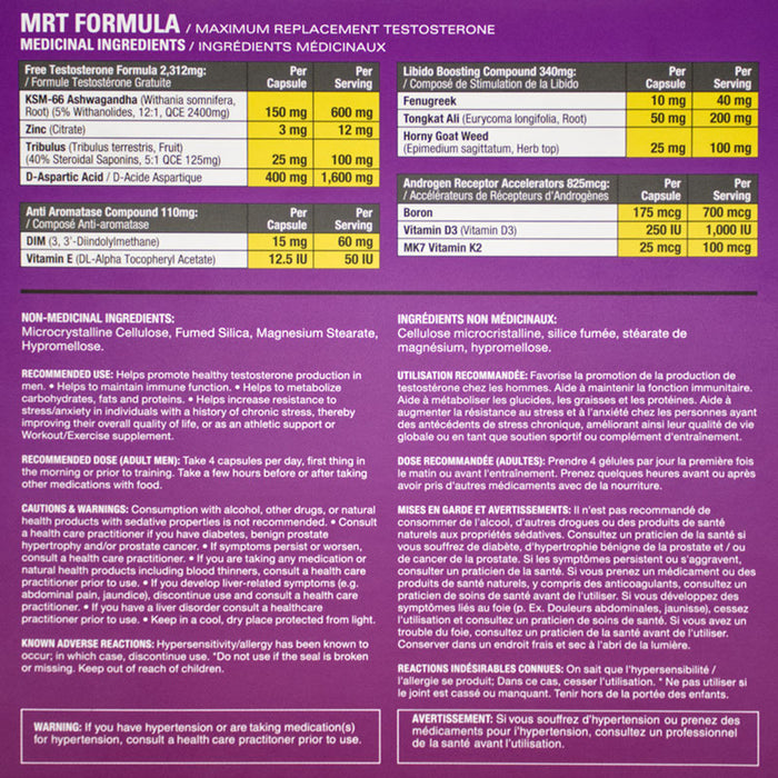 Athletic Alliance MRT XL 60 Day Supply