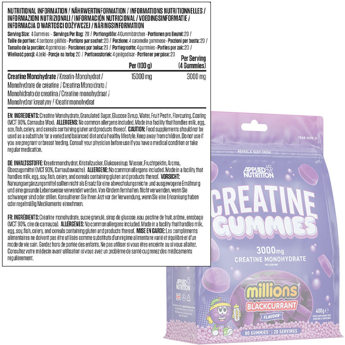 Applied Nutrition Creatine Gummies 400g