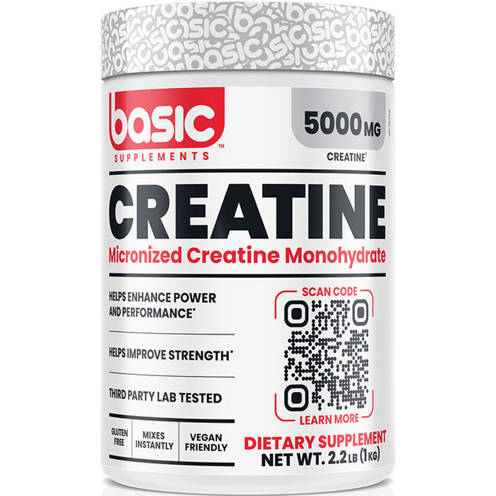 Basic Supplements Creatine Monohydrate 200 Servings