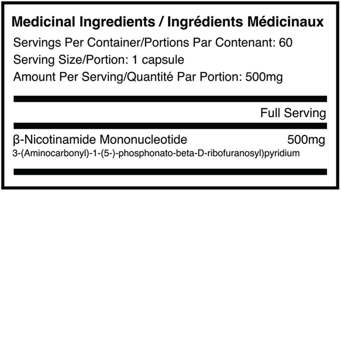 Fortitude Health NMN 60 Caps 500mg