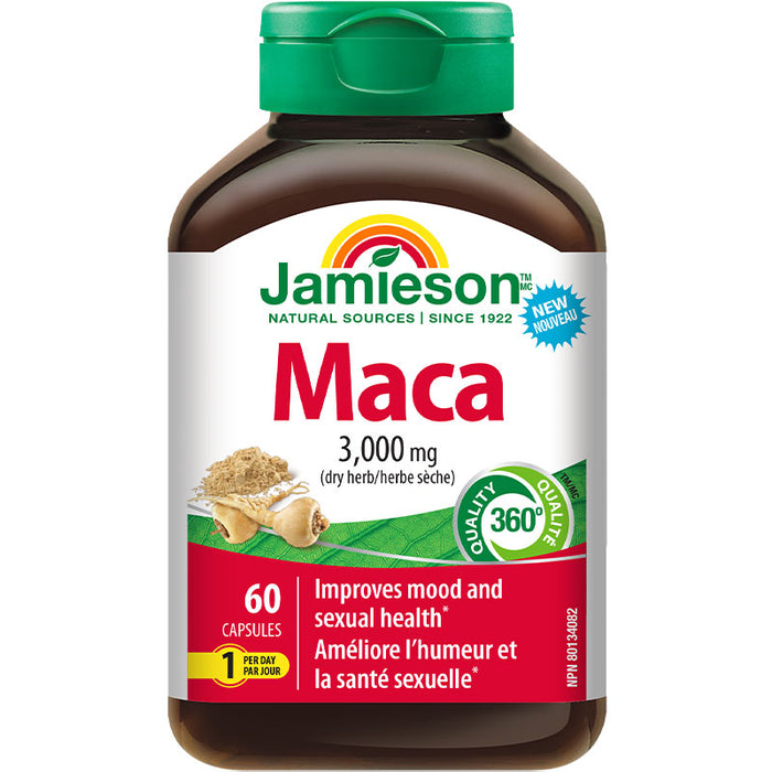 Jamieson Maca 3,000mg 60 Vcaps