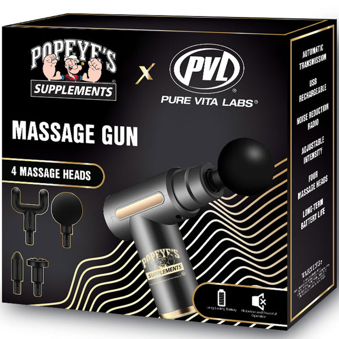 Popeye's 4-Head Massage Gun