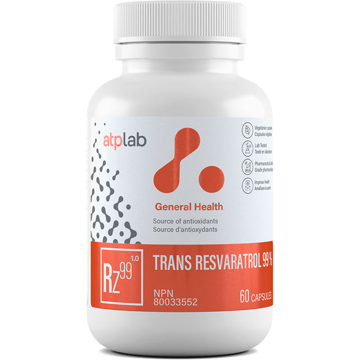 ATP Trans Resveratrol 99% 60 Caps