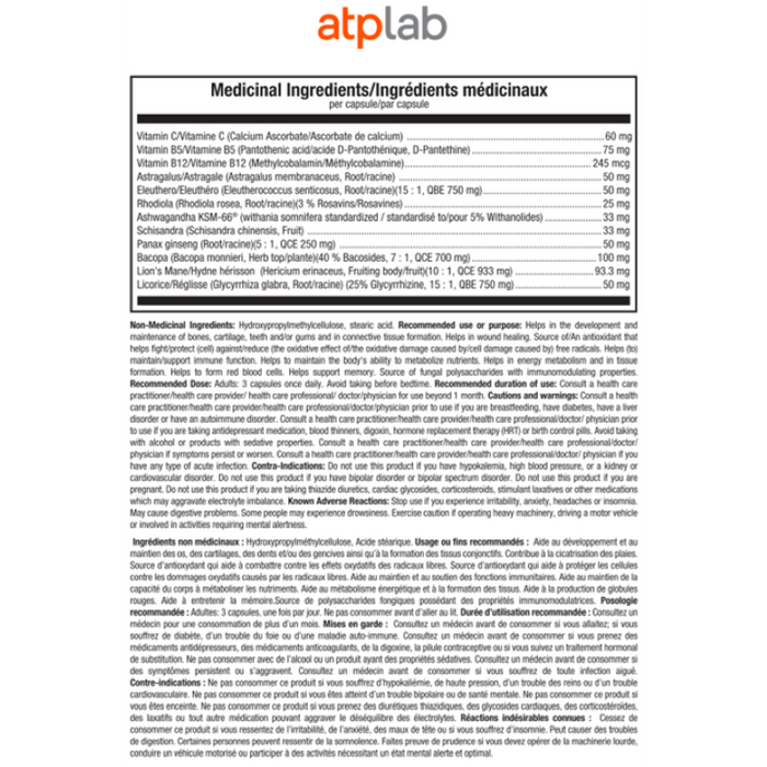 ATP Adrenrgy AM 90 Caps