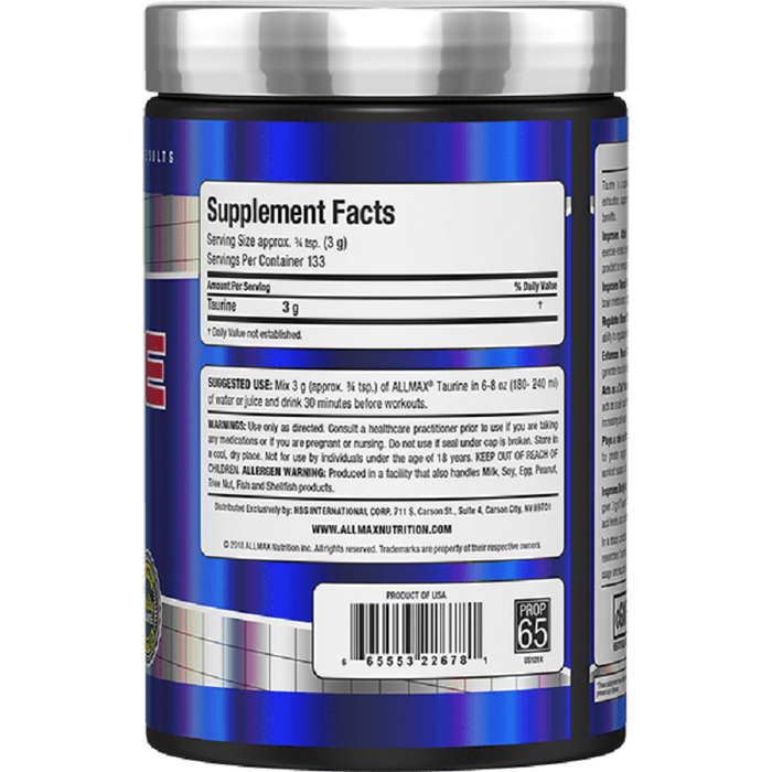 Allmax Taurine 400g