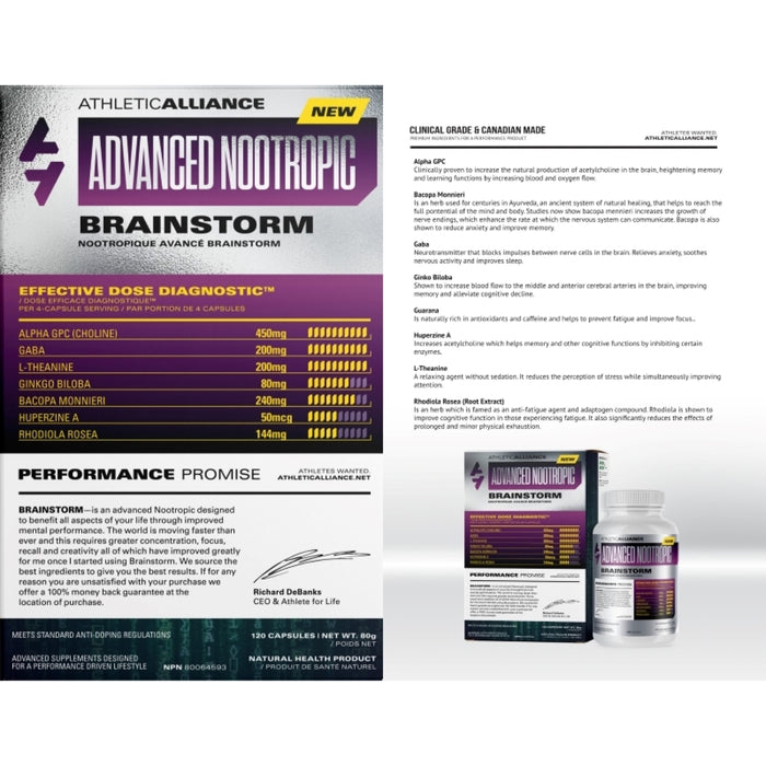 Athletic Alliance Advanced Nootropic 30 Servings
