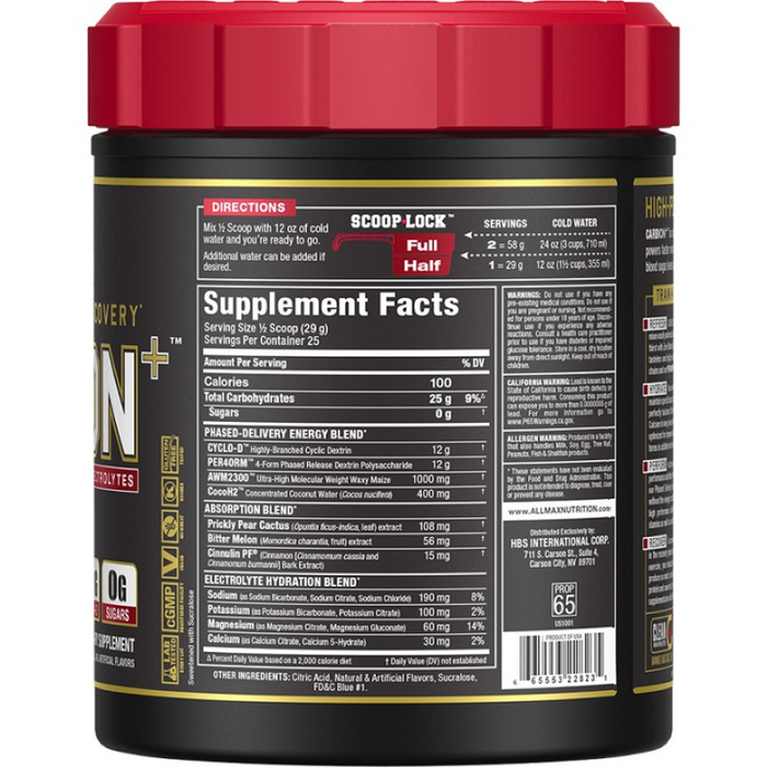Allmax Carbion 25 Servings
