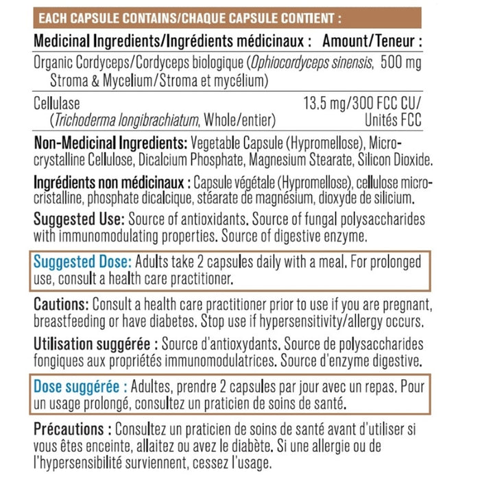 Progressive Cordyceps 60 Vcaps