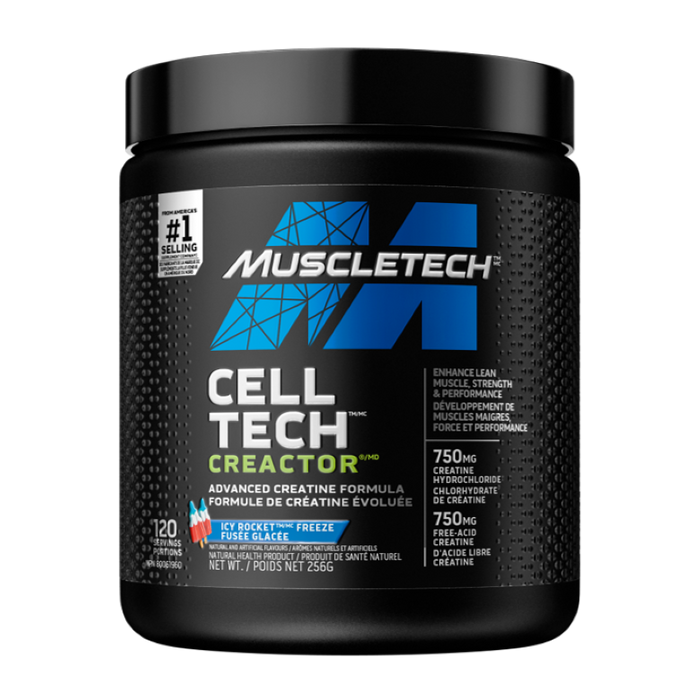 MuscleTech Cell Tech Creactor Icy Rocket Freeze 120 Servings