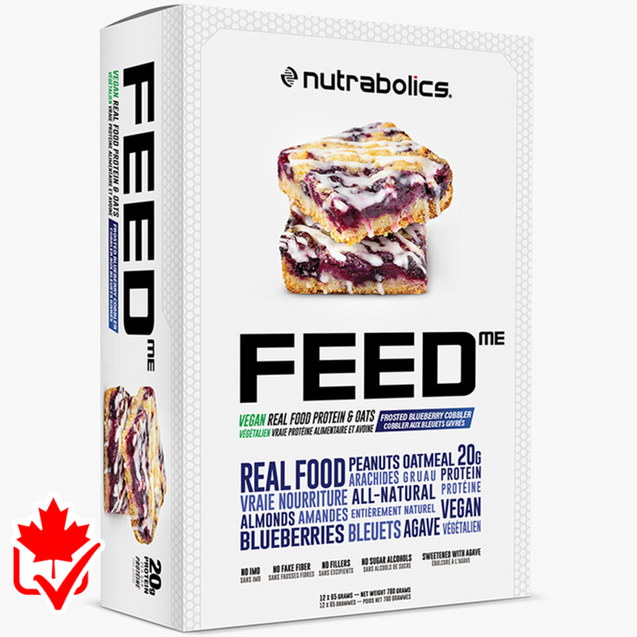 Nutrabolics FEED Vegan Bars BOX of 12