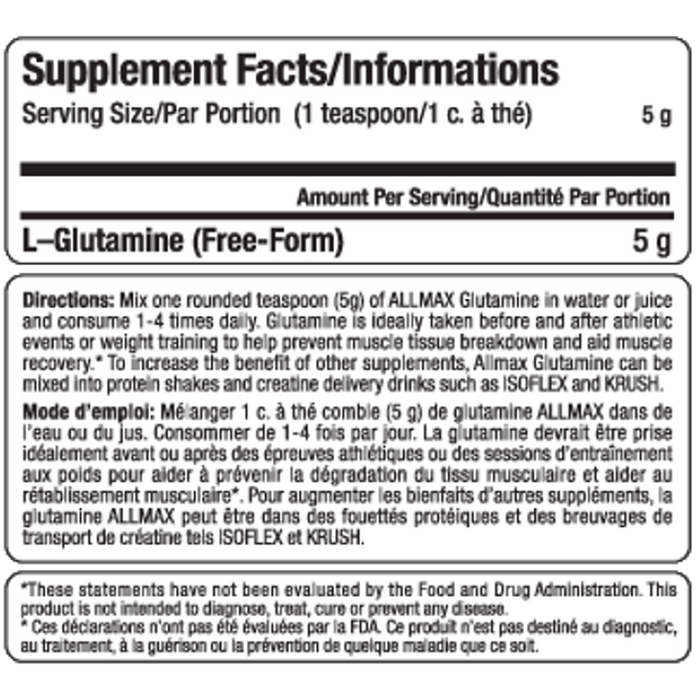 Allmax Glutamine 1000g