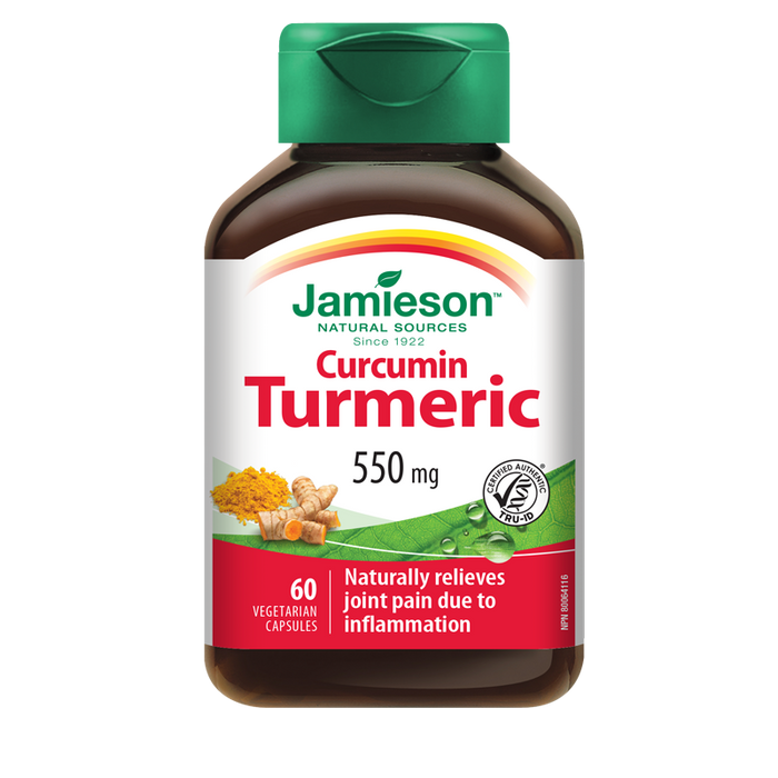 Jamieson Curcumin Turmeric 550mg 60 Caps