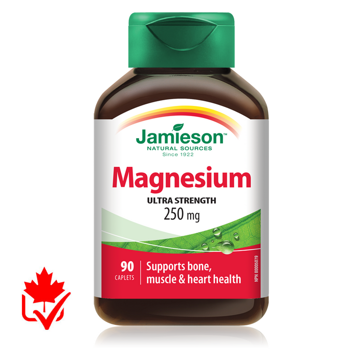Jamieson Magnesium 250mg 90 Caplets