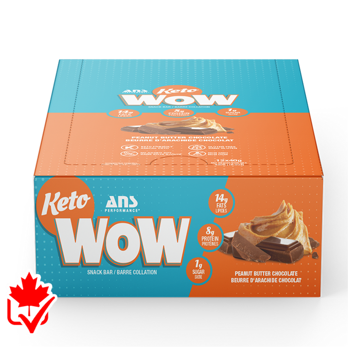 ANS KetoWOW Snack Bars BOX of 12