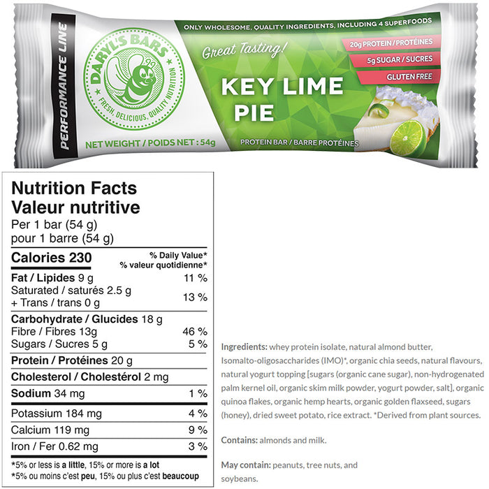 Daryl's Performance Bars BOX of 12