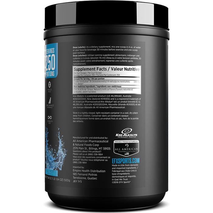 EFX Sports Kre-Alkalyn Powder 500g