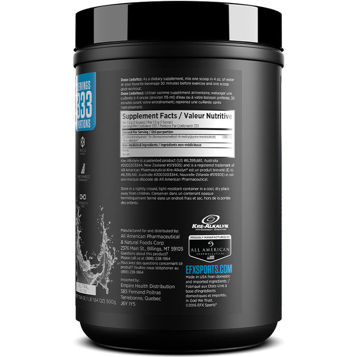 EFX Sports Kre-Alkalyn Powder 500g