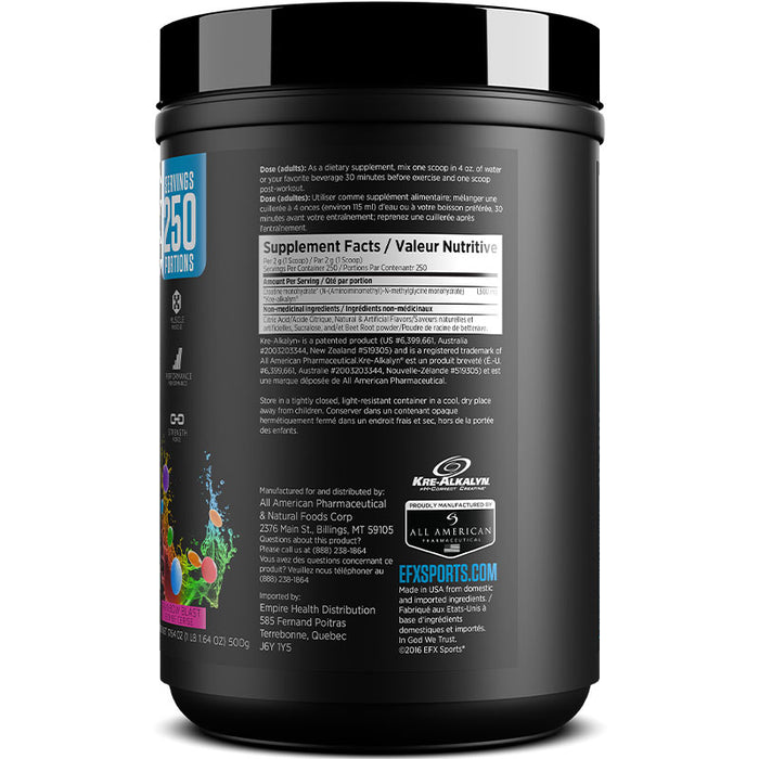 EFX Sports Kre-Alkalyn Powder 500g