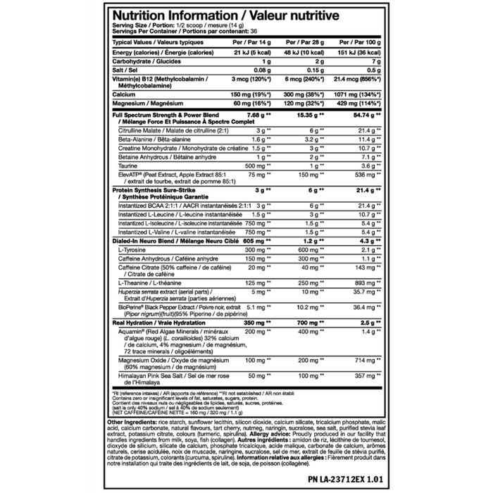 Mutant Madness All-In 36 Servings