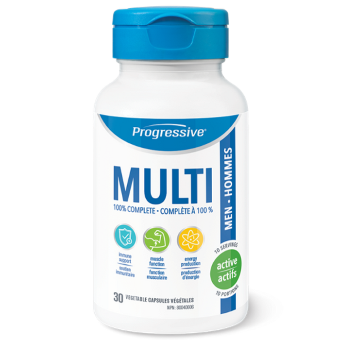 Progressive Active Men's Multivitamin 30 Vcaps