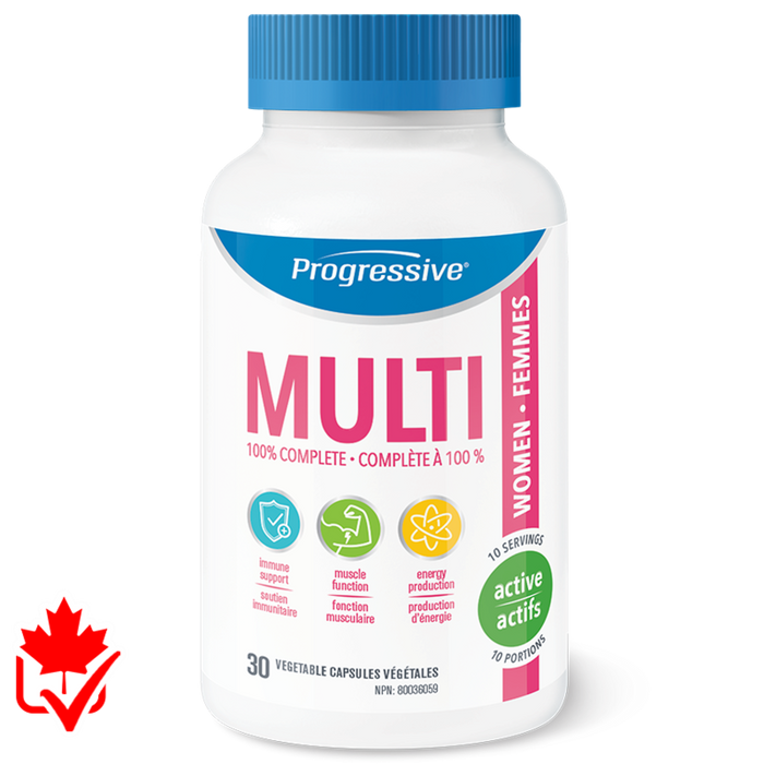 Progressive Active Women's Multivitamin 30 Vcaps