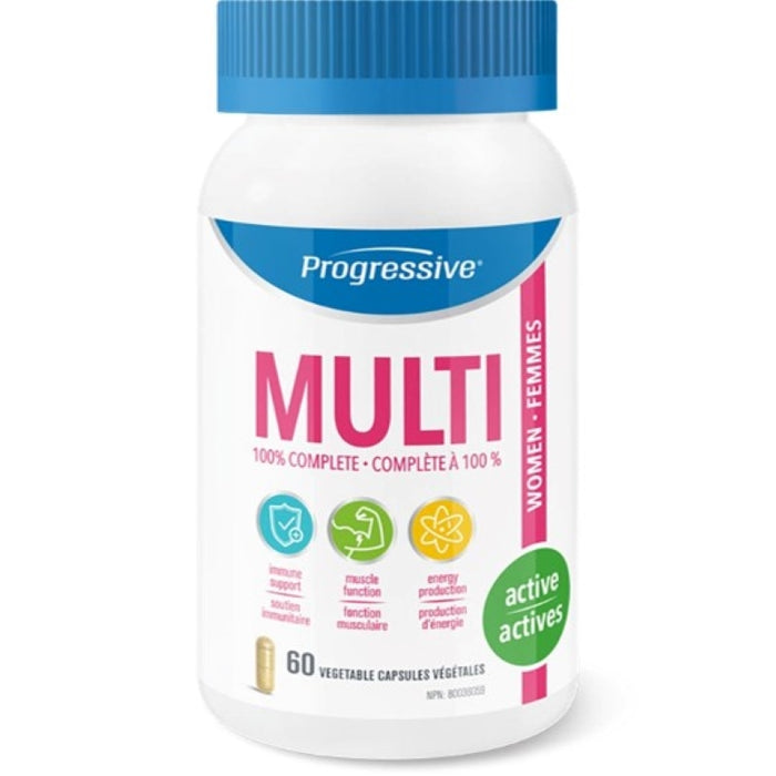 Progressive Active Women's Multivitamin 60 Vcaps