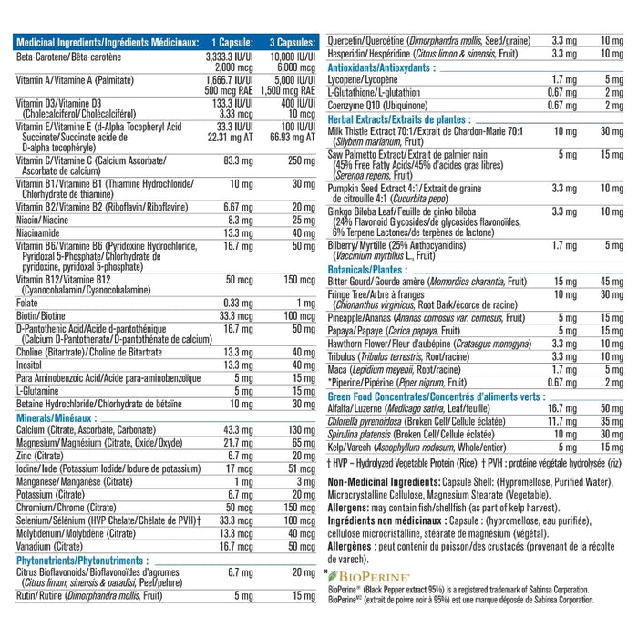 Progressive Adult Multivitamin 50+ 120 Vcaps