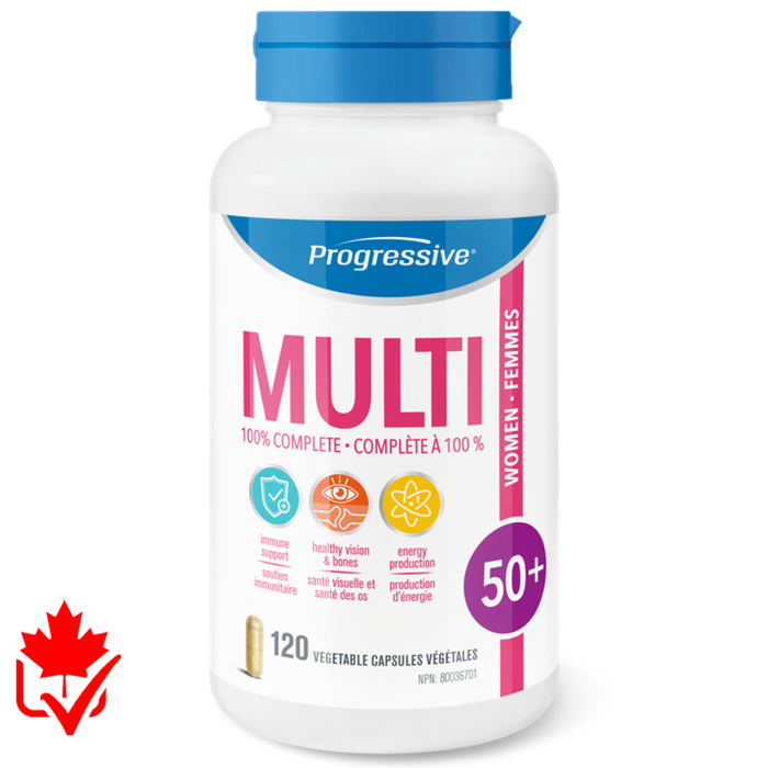 Progressive Adult Multivitamin 50+ 120 Vcaps