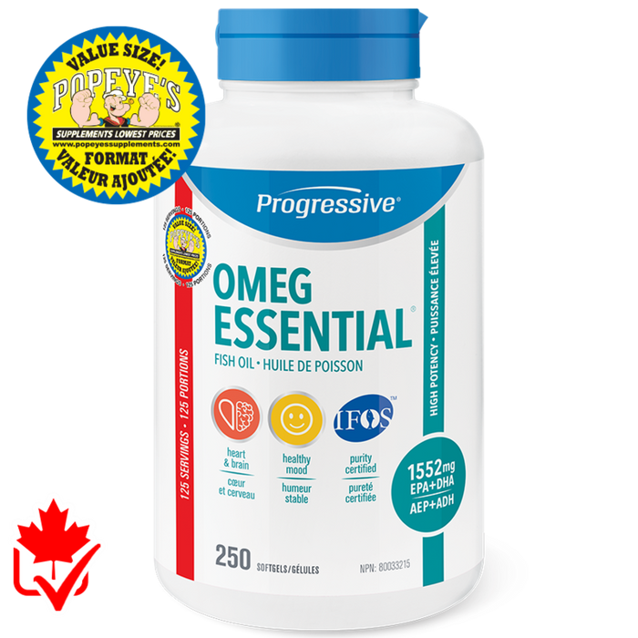 Progressive OmegEssential 250 Softgels