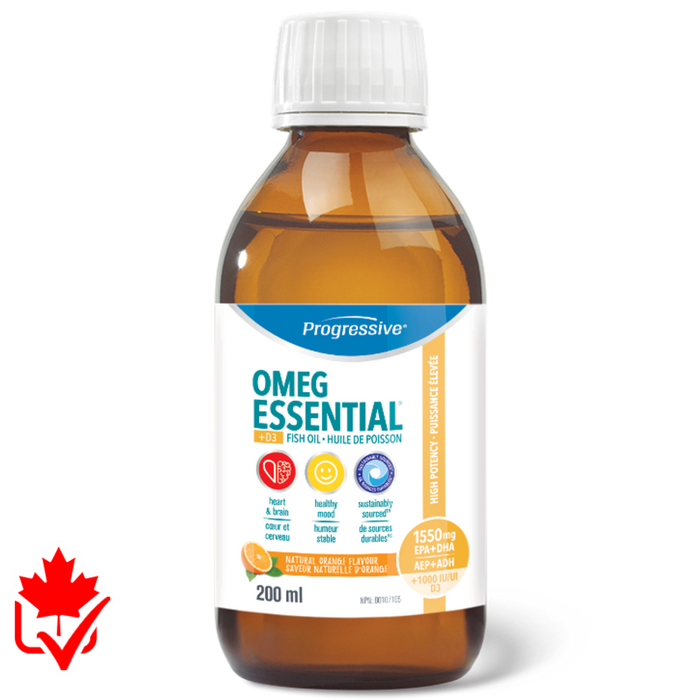 Progressive OmegEssential+D 200ml Orange