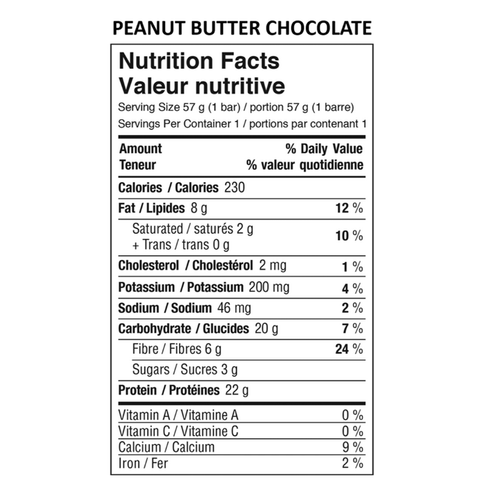 Daryl's Performance Bars BOX of 12