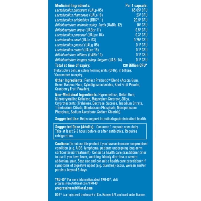 Progressive Perfect Probiotic 120 Billion 30 Caps