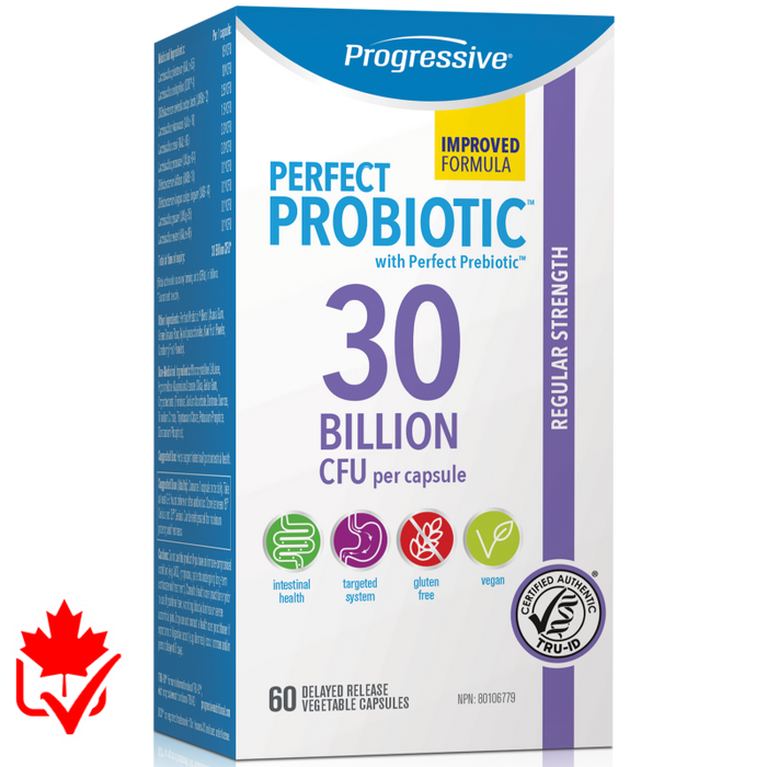 Progressive Perfect Probiotic 30 Billion 60 Caps