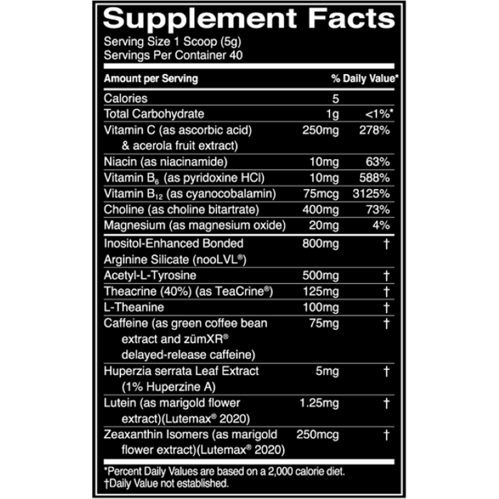 Rule 1 Player1 40 Servings