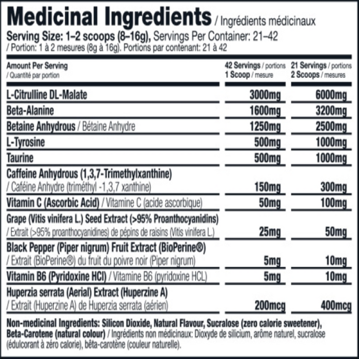 Iron Kingdom Pre-Workout 42 Servings