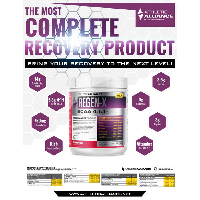 Athletic Alliance Regen-X 30 Servings