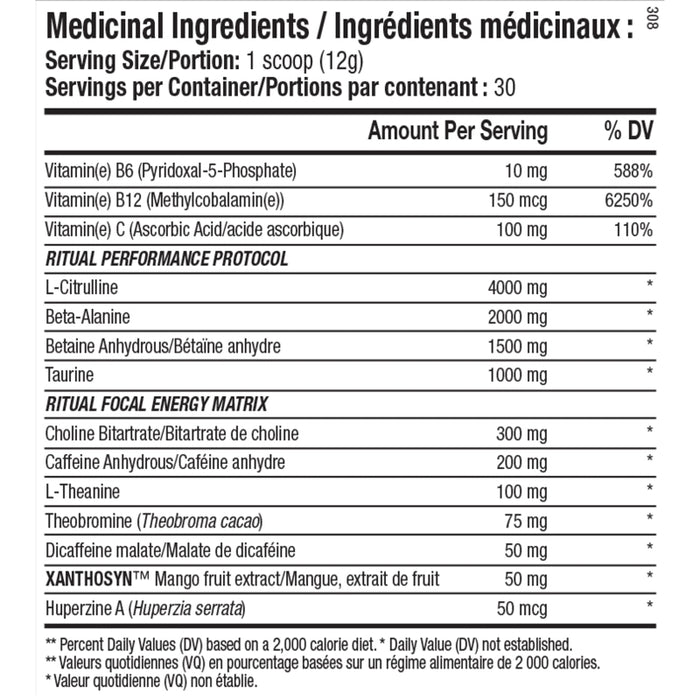 ANS Ritual 30 Servings