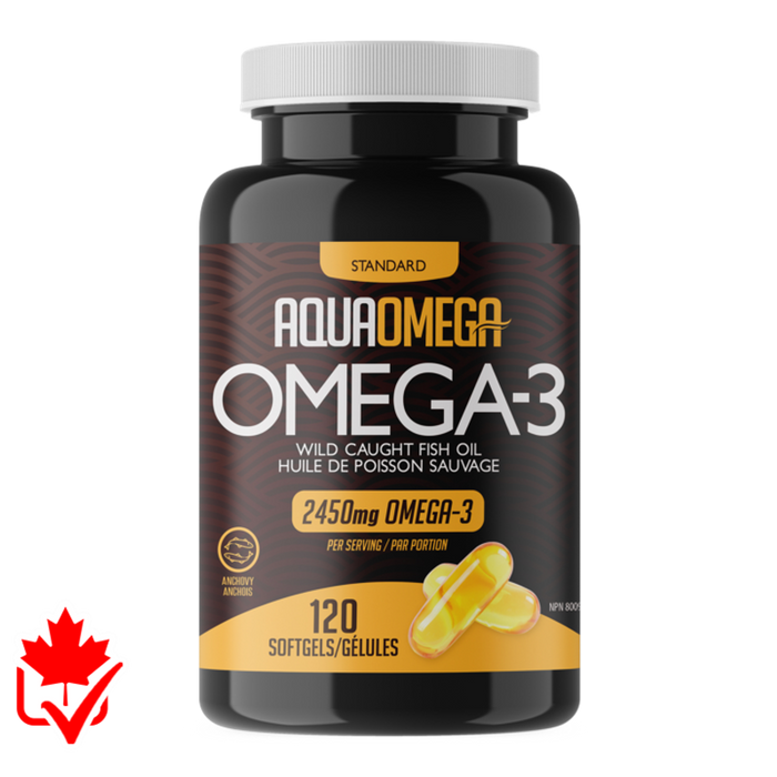 AquaOmega Omega-3 Standard 120 Softgels