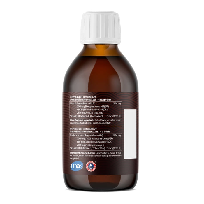 AquaOmega Omega-3 Standard 225ml Lemon