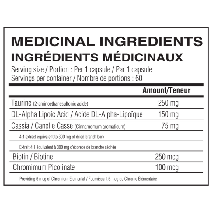 Believe Sugar+Balance 60 Vcaps