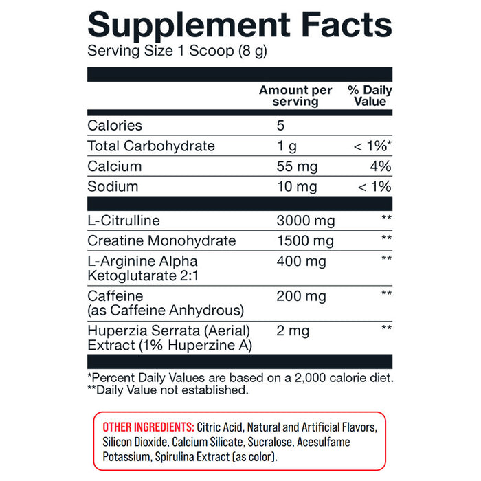 Basic Supplements Pre-Workout 30 Servings