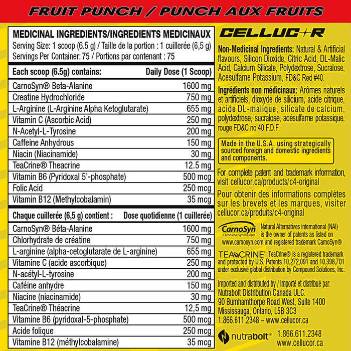 Cellucor C4 Original 75 Servings