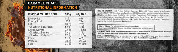 Grenade Protein Single Bar