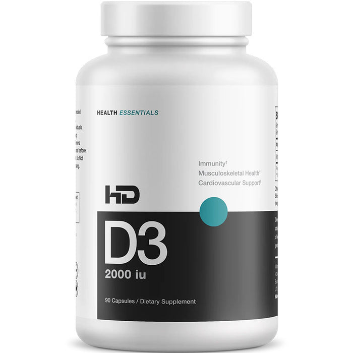 HD Muscle D3 2,000 IU 90 Servings