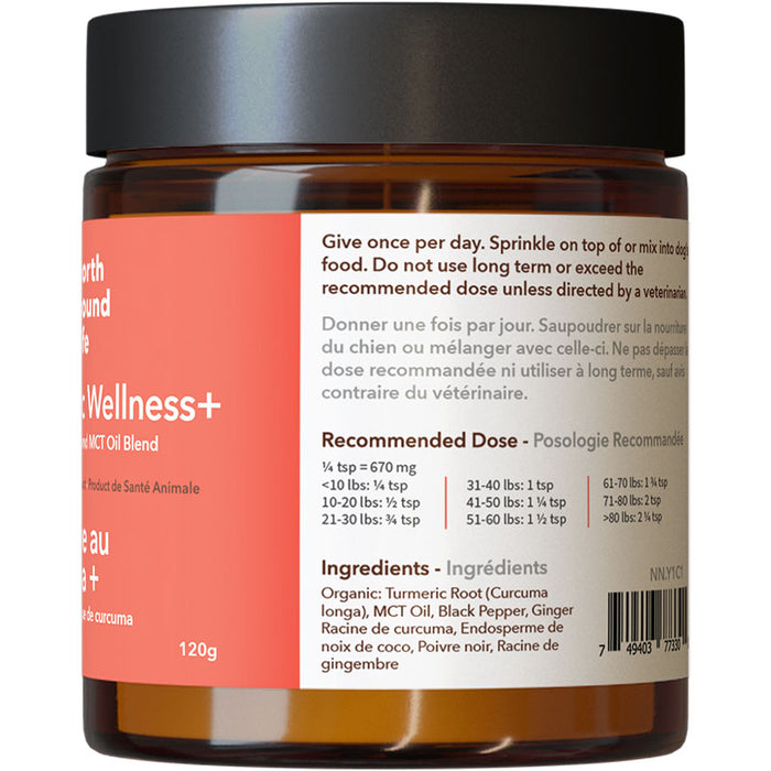 North Hound Life (Pet) Tumeric Wellness+ 125g