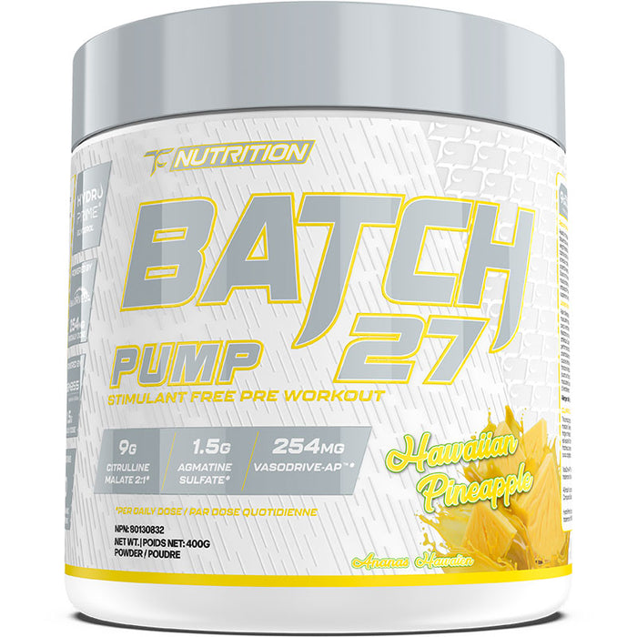 TC Nutrition Batch 27 Non-Stim 40 Servings