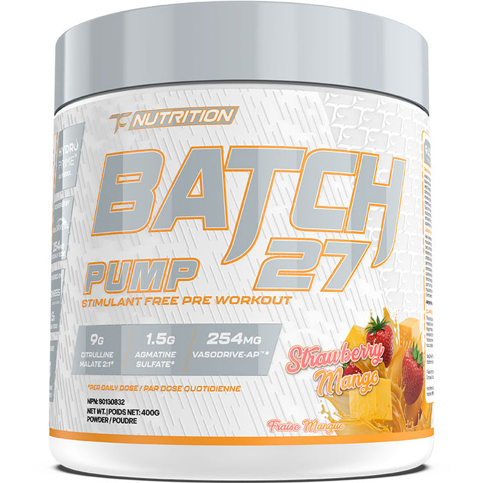 TC Nutrition Batch 27 Non-Stim 40 Servings