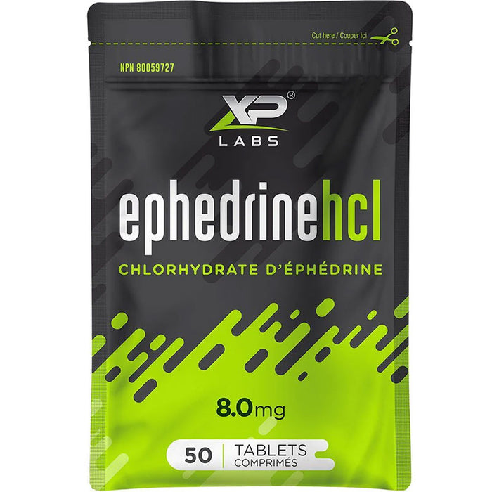 XP Labs Ephedrine HCL 8mg (Oral Nasal Decongestant) 50 Tablets